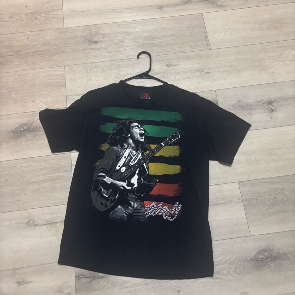 Zion Rootswear Black Reggae Graphic Tee